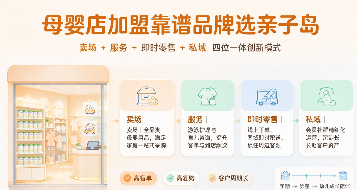 告别传统开店内卷！亲子岛创新商业模式，重新定义母婴店盈利天花板
